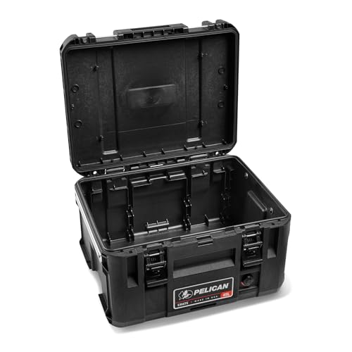 Pelican Crate - 45 Liter Storage Case - Cargo Box, Transport Case, Overland Case (Black)