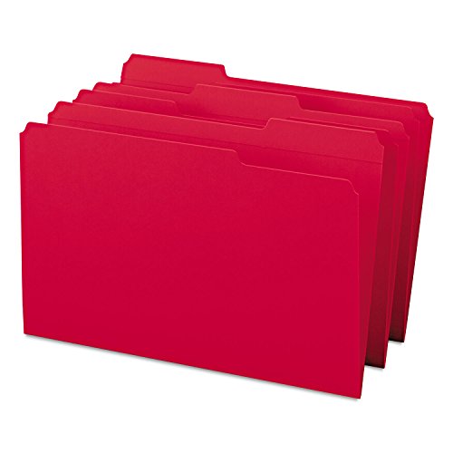 SMD17734 - Smead Colored Folders with Reinforced Tab