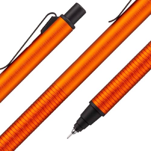 KURUTOGA Mitsubishi Pencil Limited Mechanical Pencil Metal 0.5mm Sunrise Orange M5KH1P.SO With Original Stylus Ballpoint Touch Pen