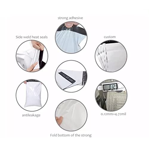 EVANEM Pink Courier Bags Big Frosted Storage Bag Waterproof Bag, for Self-Seal PE Material Envelope Mailer Postal Mailing Pack Bags(45x60cm 50pcs)