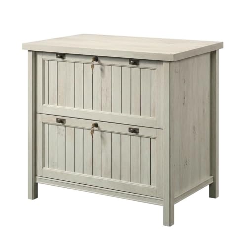 Bison office Chalked Chestnut Costa Commercial Office File Cabinet, Card & Media File Cabinets, Durable Construction, Modern Design, Ample Storage Space
