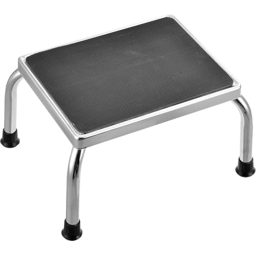 Global Industrial Medical Step Stool with Non-Skid Rubber Footstool