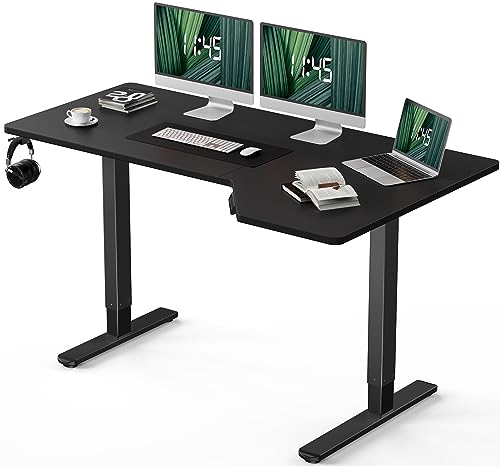 Marsail MSEDS2 Home-Office-desks, 55 x 34 Inch, Obsidian