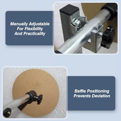 Vertical Bubble wrap roll Holder, Steel Bubble Wrap Dispenser, Silver, 20-150cm, for Packaging, Handling, Transportation(Width 20cm)