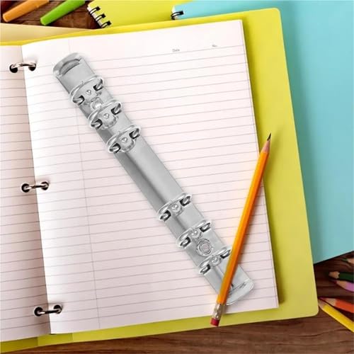 A5 ring binder Ring Binder Mechanism 16 Pack A6 Notebook Inner Core Stainless Steel Reusable Lightweight