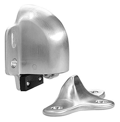 Rockwood 085843 491.26D Automatic Door Holder with Stop, Satin Chrome Finish