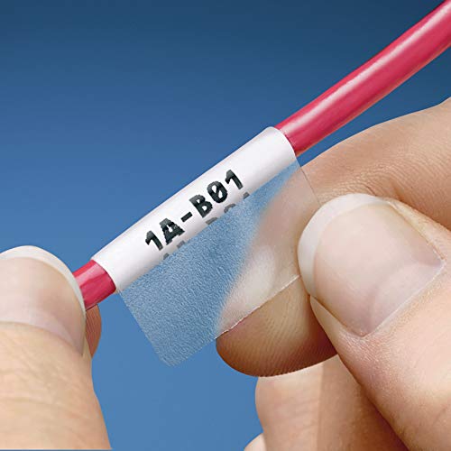 Panduit S200X225YAJ Laser Self-Laminated Label, Polyeseter, Clear/White (1,000-Pack)