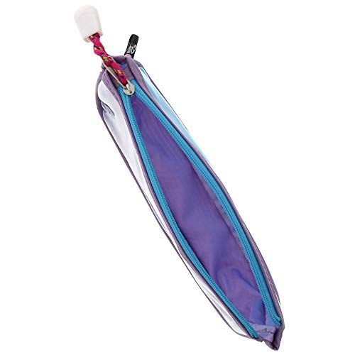 Sunstar Stationery OUTDOOR S1421549 Pen Case, Clear Flat Violet + Blue