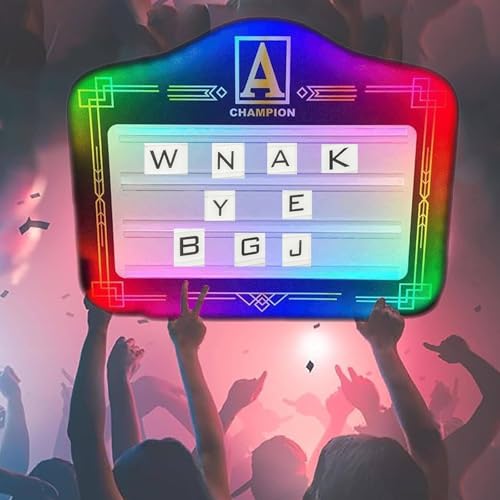 Kindevieft LED Lighted Display, LED Luminous Hand Sign, Colorful LED Letter Bottle Presenter, Magic Letter Billboard with 2 Set of English Letters and 0-9 Numbers