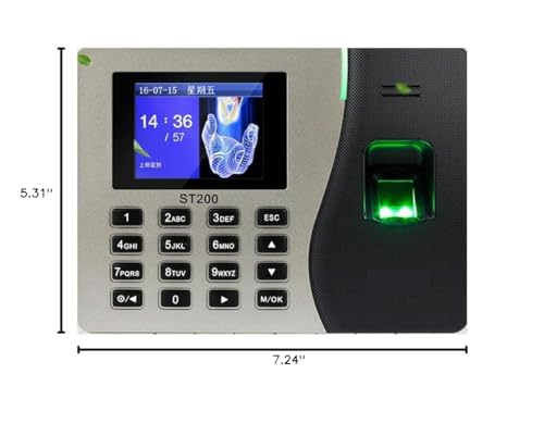 KOVOSCJ Time Clock Attendance Machine Backup Electric Employee Sign in to The Time Attendance Machine Time Attendance Clock