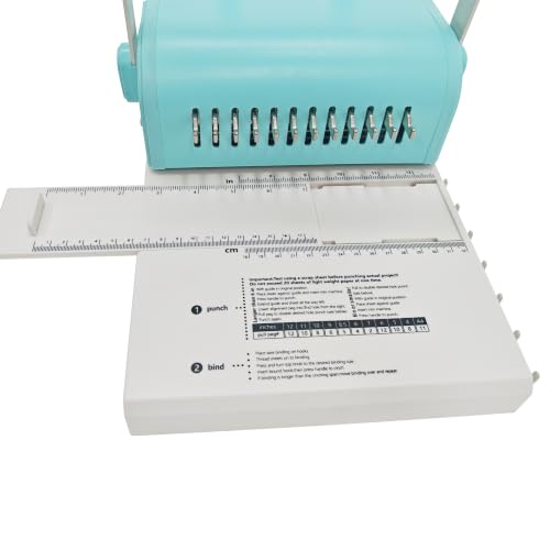 Maisutseb Manual Book Binding Machine Double Loop Wire Binder