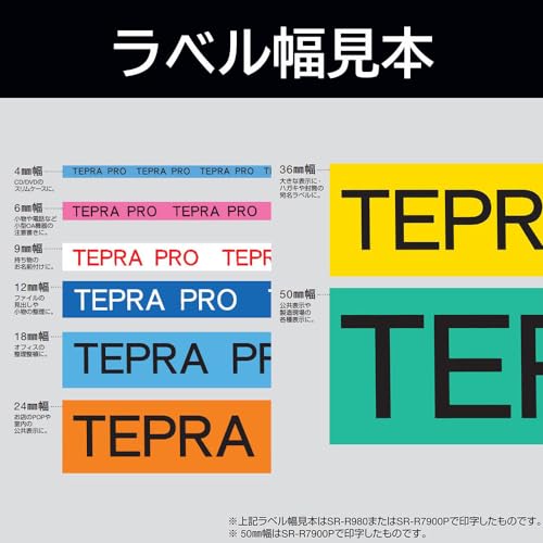 King Jim SS9K-5P Tepra PRO Tape Cartridge, Eco Pack, 5 Pieces, 0.3 inches (9 mm), White Label/Black Character, Length 22.8 ft (8 m)
