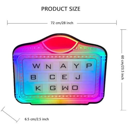 LED Club Bottle Presenter, Color Letter Billboard,Hand Holding Luminous LED Presenter,Happy Birthday,Changeable Letters VIP Service for Club Party Bar