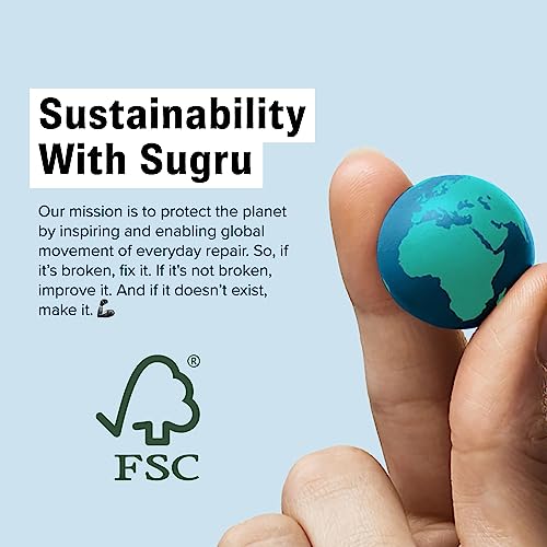 Sugru Silicone Super Glue - Waterproof All-Purpose Wall Putty + Moldable Glue for Crafting + DIY Home Improvement - Removable + Kid-Safe - Indoor/Outdoor Use - 8 Pack - Classic Colors (3.5g/ea)