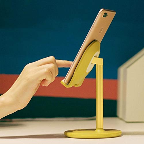 LLLSSS Universal Adjustable Aluminum Desktop Phone Holder Desk Stand Portable Metal Mount Stand for Smart Phone Tablet(OneColor)