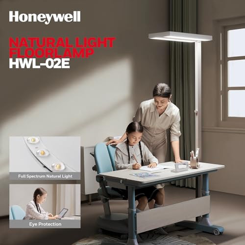 Honeywell 02E LED Floor Lamp, 6000LM Sunturalux Eye Caring Standing Light