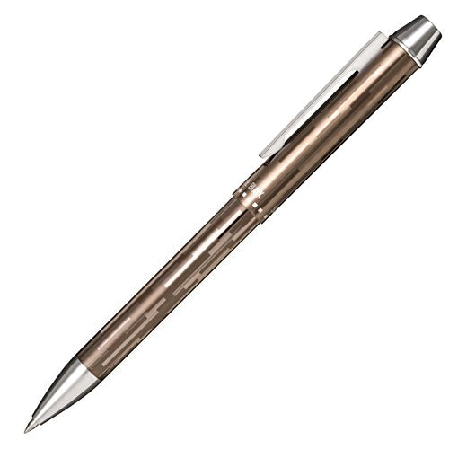 Sailor 16-0222-280 Multi-Function Fountain Pen, 3 Colors + Sharp, Metallino 4, Brown