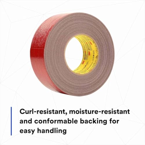 3M 8979N Performance Plus Duct Tape, Red, 2 in x 60 yds x 12.1 mil, 1 Roll