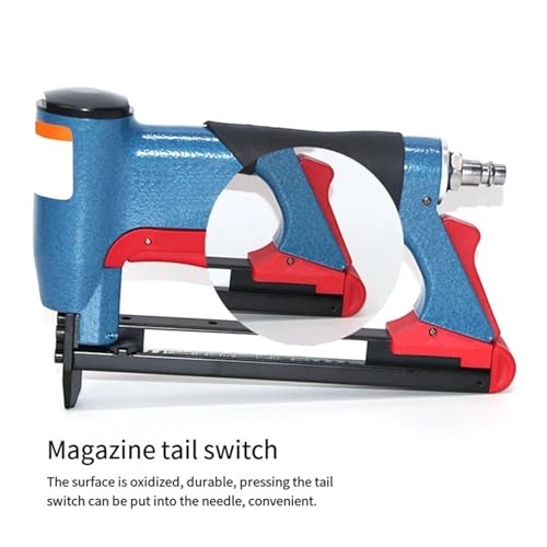 Oil-Free Pneumatic Staple Gun FS8016-B Pneumatic Air Stapler Nailer Fine Stapler Tool for Furniture Nailer Tool Pneumatic Power Tool