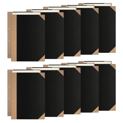 Plus FL-012TU 77-179 x 10 Black A4 Vertical Cover 2 Holes Graduation Paper Submission Set of 10