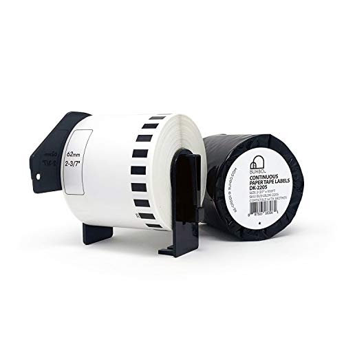 Buhbo Continuous Label, Compatible with Brother DK-2205, 2.4 in x 100 ft