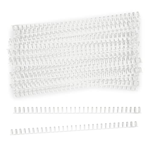 Carl Office Equipment LR-30105-W Loose Ring, Binding, 50 Sheets, Ring Diameter 0.4 inches (10 mm), Pack of 50, White