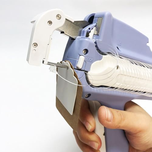 QUGURLID Tagging Gun for Clothing,Price Tag Attacher Gun for Retail Business,No Need to Pierce Clothing,Easy Use and Efficient Tool for Merchandise,Home Products
