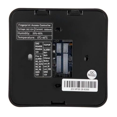 Attendance Machine,Time Attendance System Machine Device Machine,Fingerprint Sensor 2.4 Inch TFT Fingerprint Card Attendance Machine Access Control System