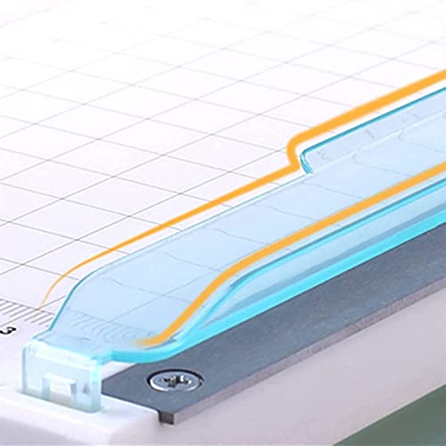 KouRy Paper Trimmer, Guillotine Paper Cutter, 10 Sheet Capacity (Blue)