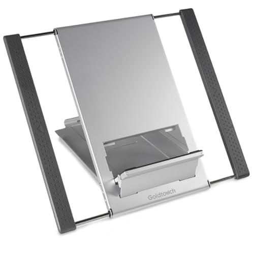 Goldtouch Go! Travel Laptop and Tablet Stand, Aluminum Laptop Riser