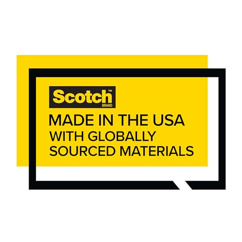 Scotch Wall-Safe Tape, 6 Rolls, Sticks Securely, Removes Cleanly, Invisible, Designed for Displaying, Photo Safe, 3/4 in x 800 in (813S6)