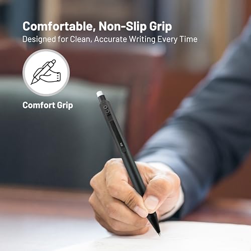 EDC Grafton Black 0.7mm Metal Gel Ink Pen and Mechanical Pencil Set