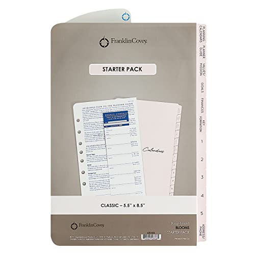 FranklinCovey - Blooms Starter Pack - Coordinates w/All Planning Page Designs (Classic)