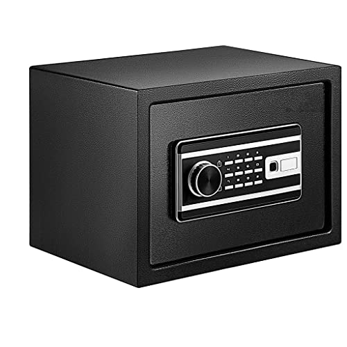 AFPSDLFJDLS Fingerprint Locks Safe Deposit Box Cubic Feet Digital Electronic Secret Hidden Piggy Bank for Store Money