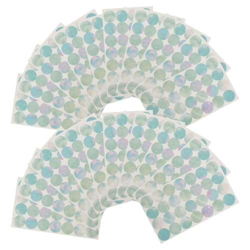 Hole Reinforcement Stickers 100 Sheets Loose-Leaf Paper Hole Repair Protection Sticker Repair Punch Reinforcement Sticker Label Hole Reinforcement Stickers(Style 2)