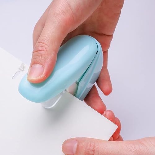 OEKFVCHVZ No Nails No Staple Stapling Machine Mini Cute Book Stapleless Stapler Paper Without