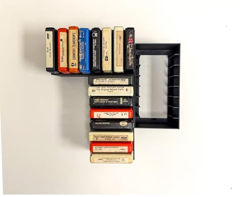 Rebar Labs 8-Track Tape Wall Organizer – Modular Storage Rack & Display