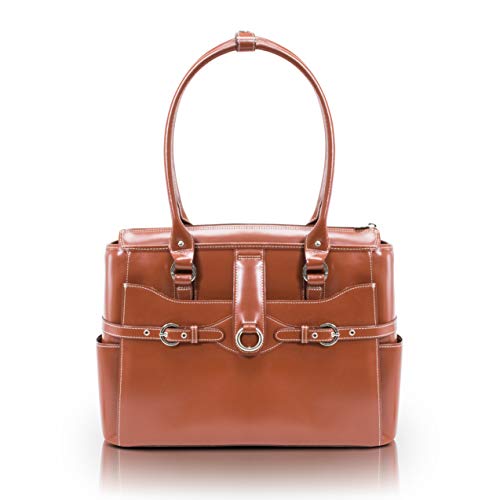 McKlein Willow Springs, Top Grain Cowhide Leather, 15" Leather Business Women Laptop/Tablet Briefcase Bag/Leather Case, Computer Travel Case, Laptop Professional Shoulder Bag