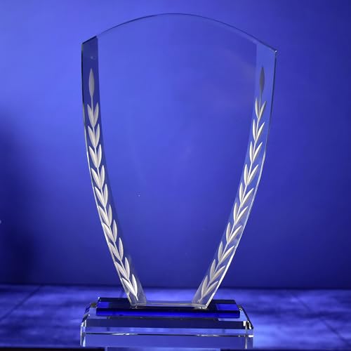 Personalized 9” Glass Plaque, Customized Gift Award Trophy for Pastors