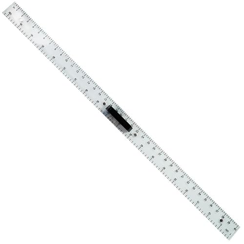 EliteBloom Magnetic Geometry Tool Set - Math Ruler, Protractor, and Triangle Ruler for Classroom Learning, Easily Mounts to Blackboard,Transparent