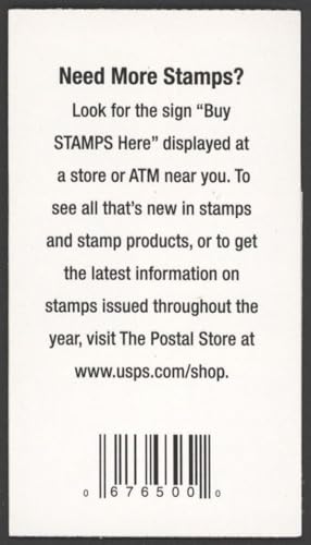 USPS Forever Stamps Liberty Bell 100 Stamps (5 Books of 20)