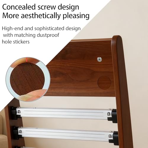 YKHTBDL Wooden Magazine Rack, Floor Standing Brochure, Curved Newspaper Display Rack for Office, Clinic, Retail Store, Waiting Room, Reception Area and Home
