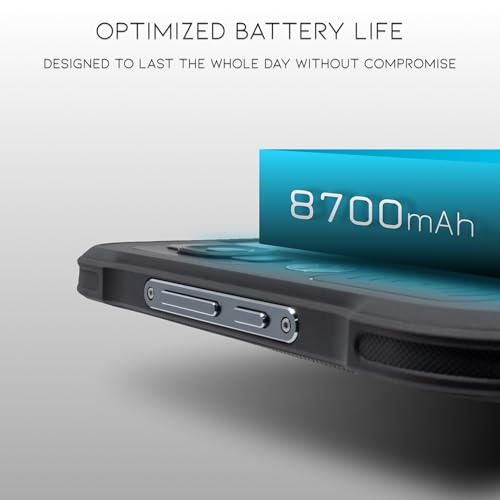 Chainway P80 RFID Scanner Android Tablet, Impinj E710 RFID Tag Reader (UHF GS1 EPC GEN2), SE4710 2D/1D/QR Code Scanner, Android 13, WiFi, GPS, NFC, Bluetooth, Heavy Duty, 8700mAh All-Day Battery