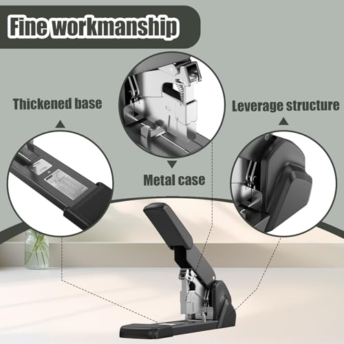 Pro Heavy Duty Stapler 240Page Capacity Extra Large Desktop Office Stapler-