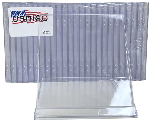 USDISC Calendar Display Case Standard 10.4mm, Clear, Pack of 200