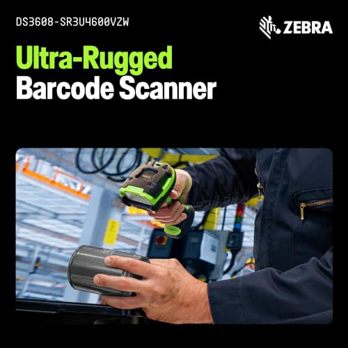 Zebra DS3608-SR Rugged Handheld Barcode Scanner | 1D/2D, QR Code