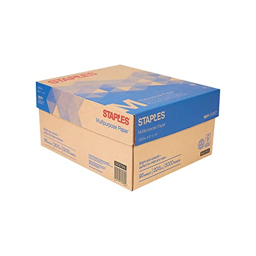 Staples Multipurpose Paper, 8.5x14 Inch, For Office & School
