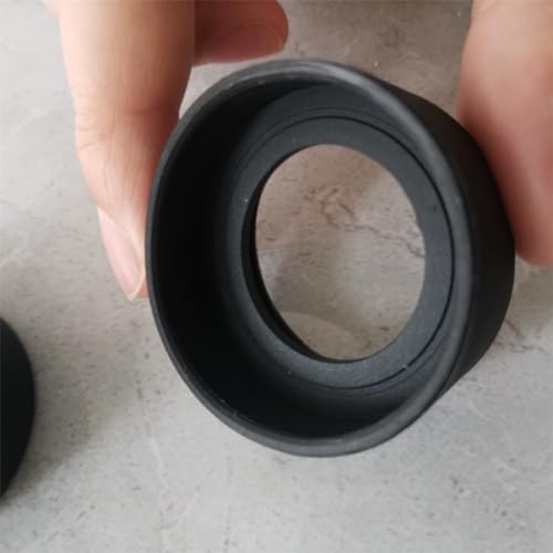 ZTBH Microscope Accessories Kit 2pcs Rubber Eye Cups for Stereo Biological Microscope Inner Diameter 30-40mm Microscope Slides(Inner 36mm B)