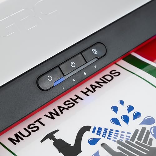 GBC Laminator Machine, 13" Wide Format 4-Roller Professional Pouch Laminator with Auto Reverse Anti-Jam (480HS)
