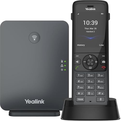 Yealink W78P DECT IP Phone System with W70B Base & W78H Handset